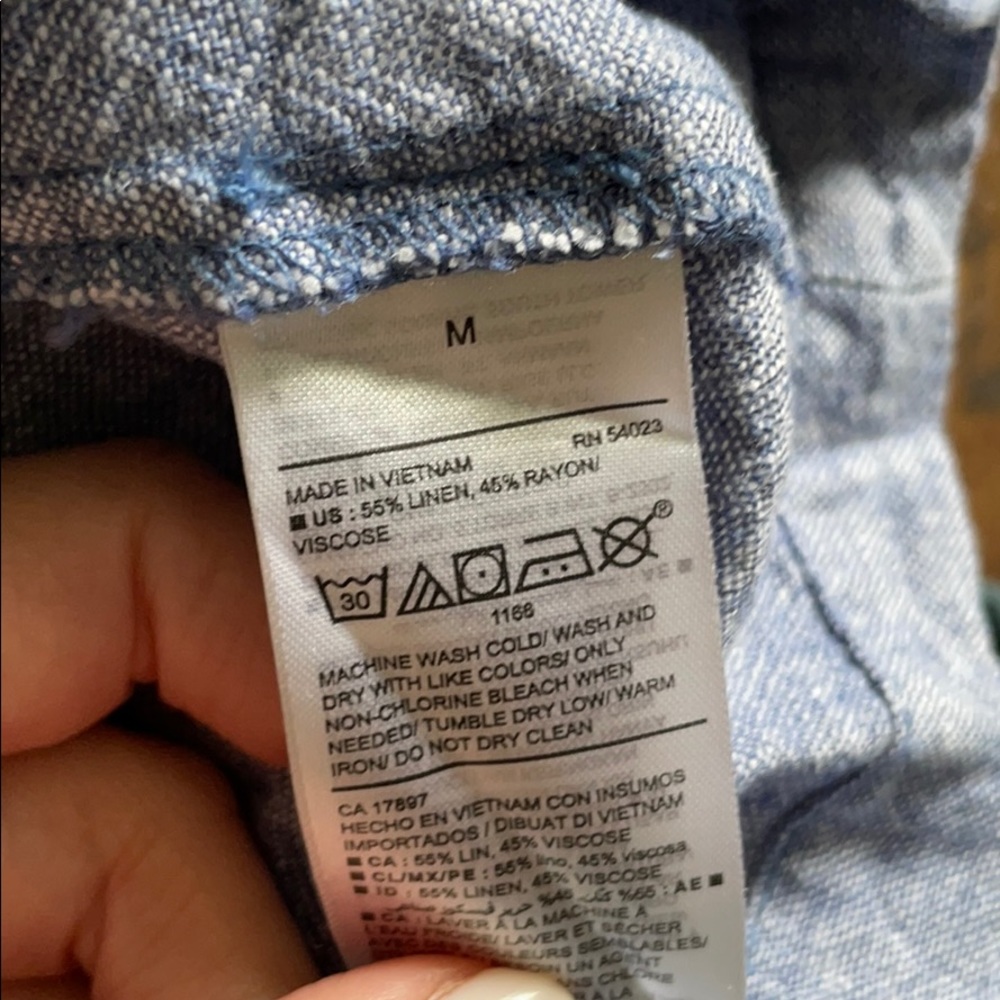 Lightweight Chambray Linen Jacket - image 8